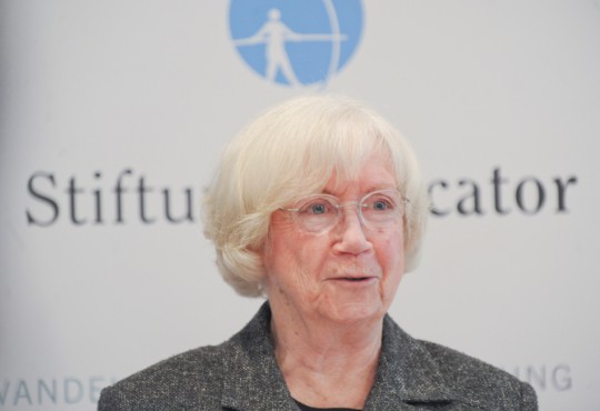 Gastprofessorin Jutta Limbach referierte am 22. Januar 2014 zum Thema: "Ist die Bundesrepublik Deutschland eine Richter-Republik?“ 